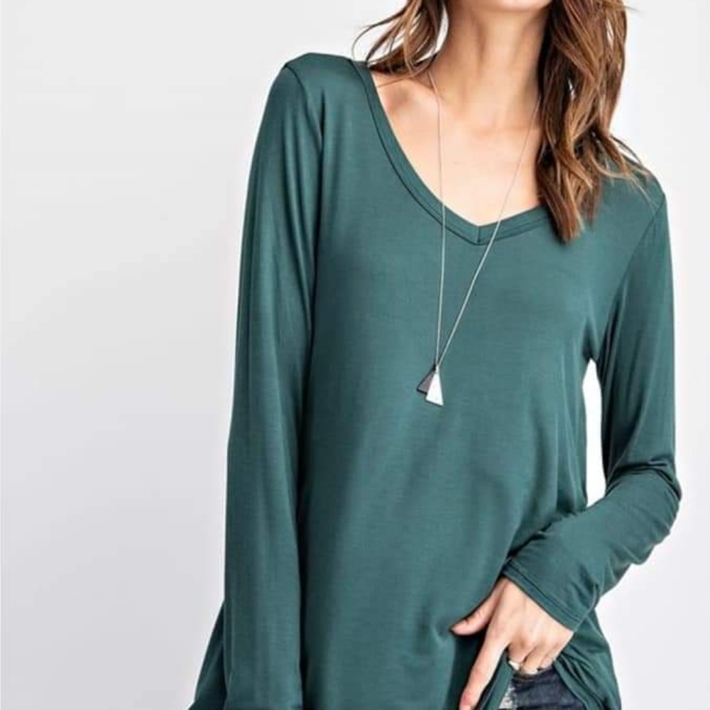 Rae Mode Forrest Green Top- CLEARANCE SALE
